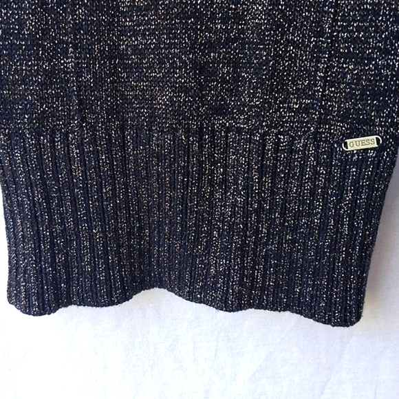 Guess Black Sweater Mini Dress Size S - Picture 7 of 15